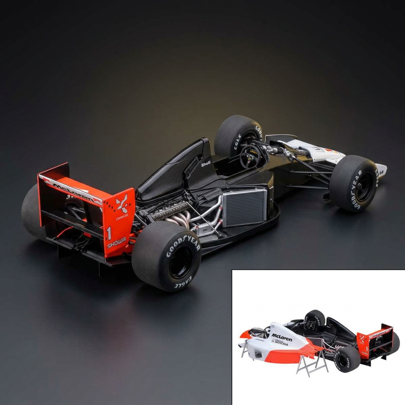 AUTOart 1:18 McLaren Honda MP4/6 #1 Ayrton Senna, 1991 Japanese GP (McLaren Logo)