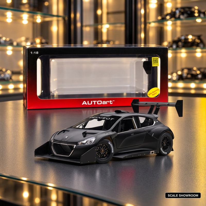 AUTOart 1:18 2013 Peugeot 208 T16 Pikes Peak, Black