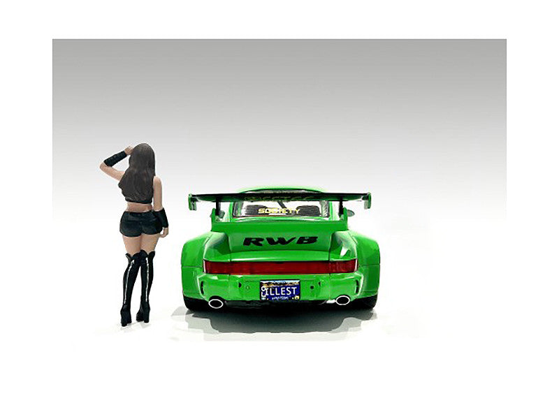 "Auto Salon Girls" Figure 2 for 1/18 Scale Models by American Diorama-1