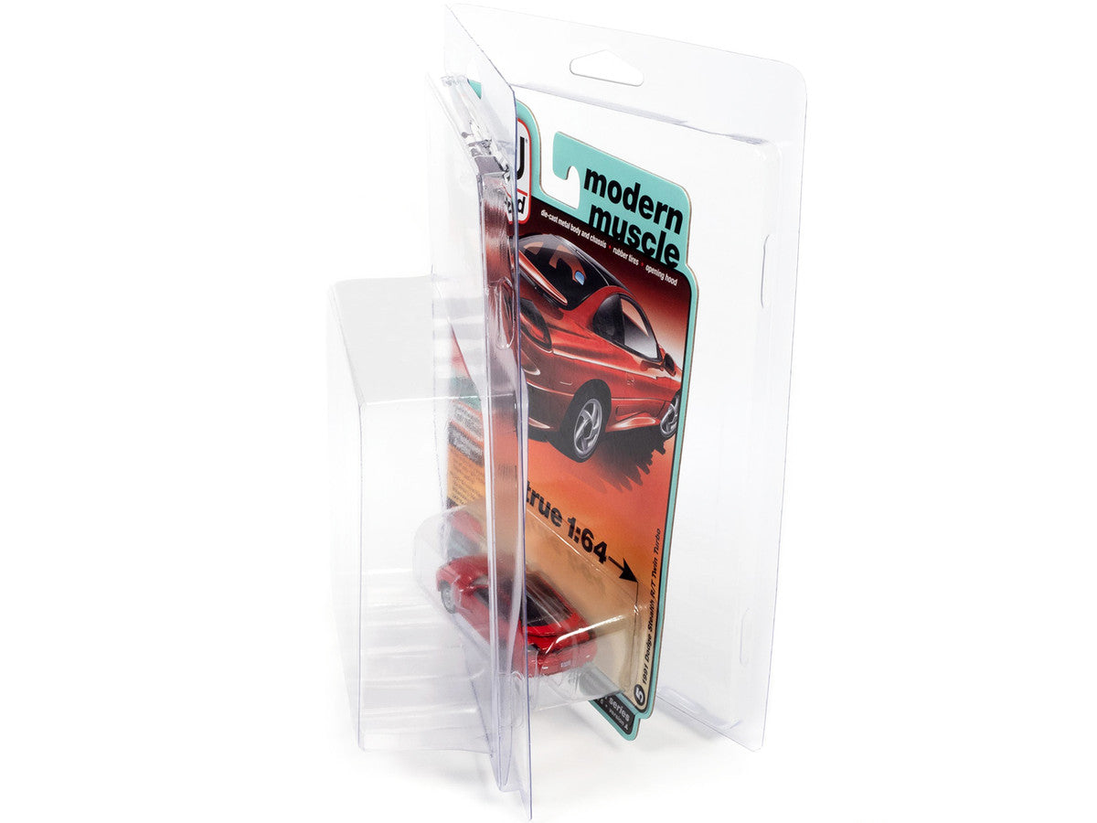 Standard Size 6 Blister Card Protectors for 1/64 Scale Blister Cards by Auto World-2