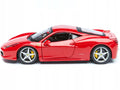 Ferrari 458 Italia Red 1/24 Diecast Model Car by Bburago Collectible-0