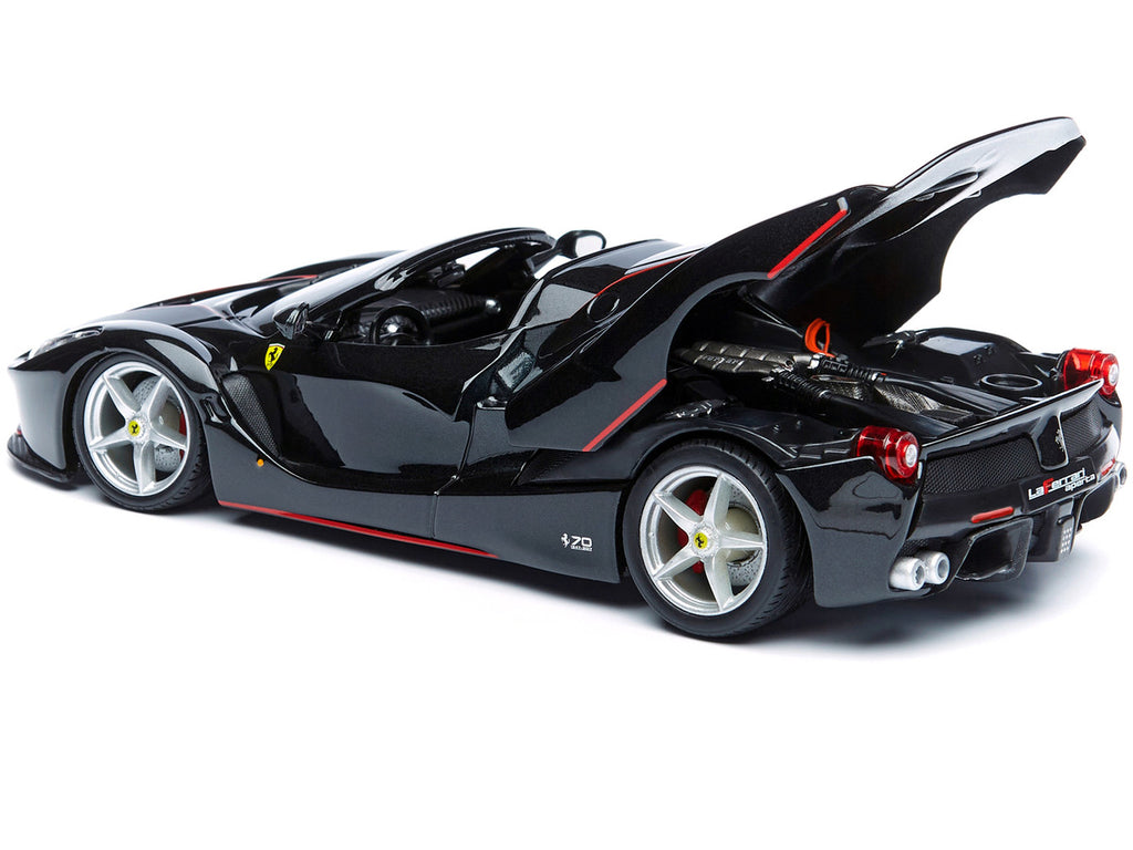 Ferrari LaFerrari F70 Aperta Black 1/24 Diecast Model Car Bburago-2