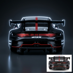 Bburago 1:43 Porsche 911 GT3 R Black/Silver