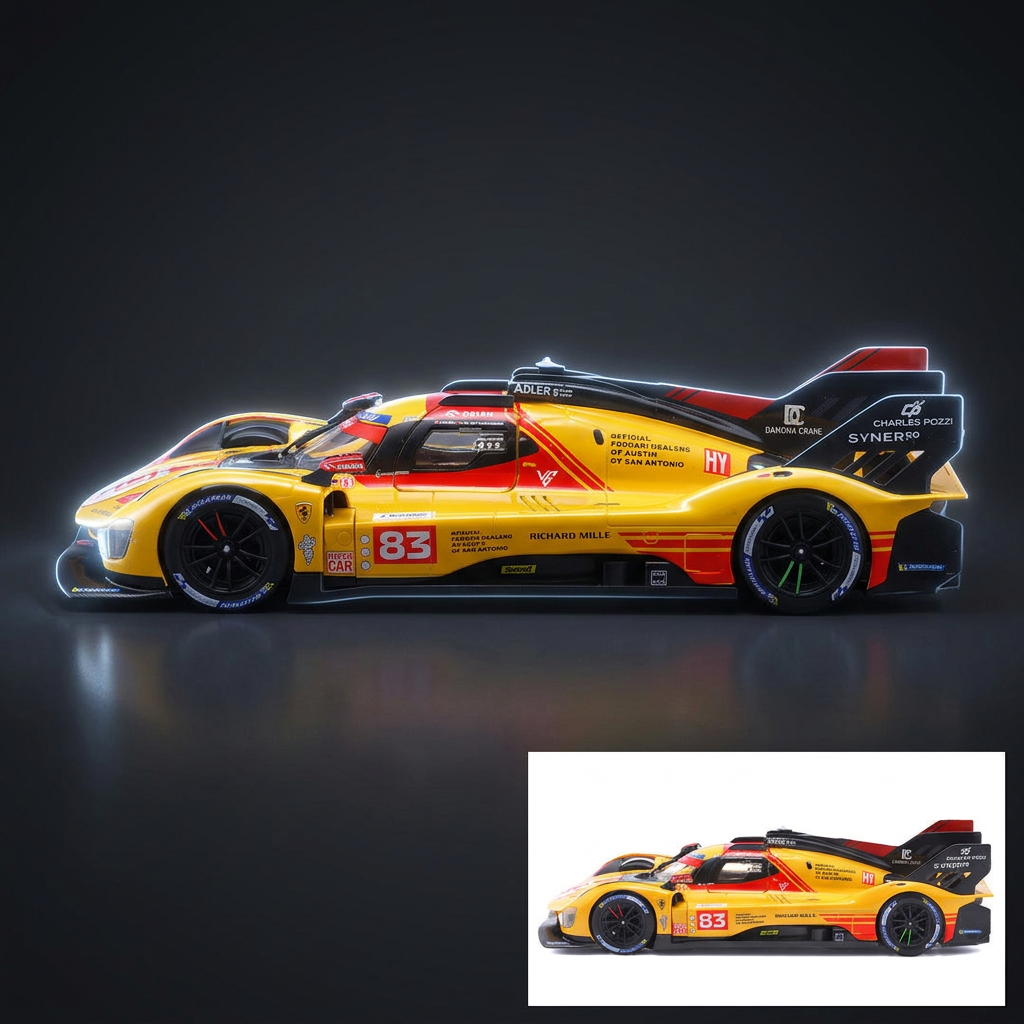 Bburago 1:24 Ferrari 499P #83, 2024 Le Mans