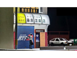 Akina Tofu Shop Diorama Set "American Diorama X G-Fans" Series for 1/64 Scale Models by American Diorama-2