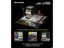 Akina Tofu Shop Diorama Set "American Diorama X G-Fans" Series for 1/64 Scale Models by American Diorama-3