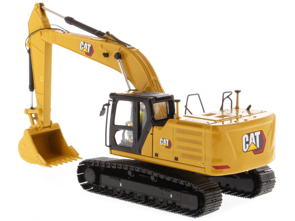 Cat Caterpillar 330 Hydraulic Excavator Next Generation with Operator "High Line Series" 1/50 Diecast Model by Diecast Masters-1