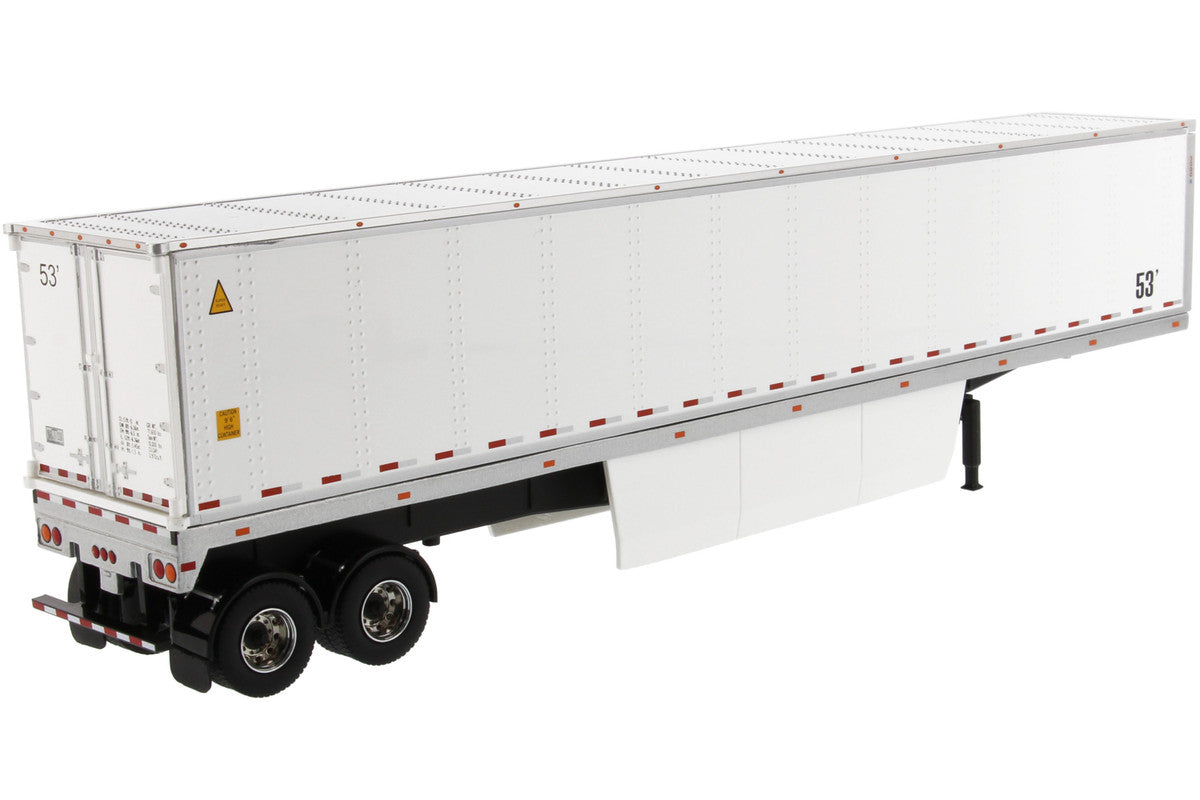 53' Dry Cargo Van Trailer White "Transport Series" 1/50 Diecast Model by Diecast Masters-2