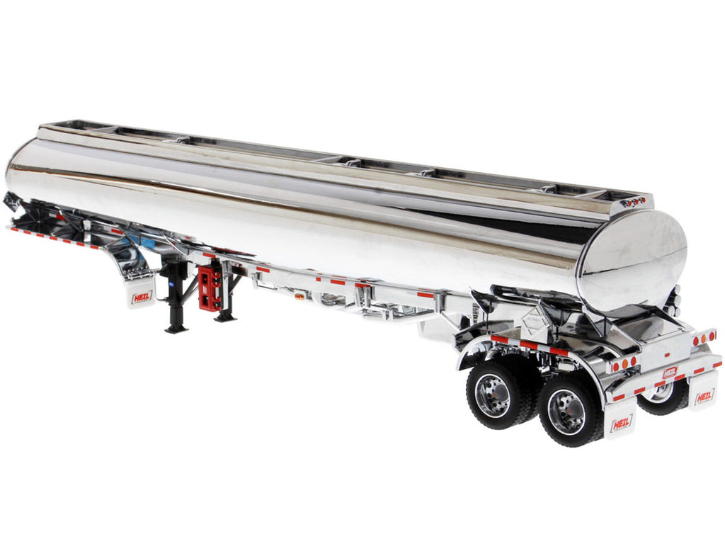 Heil Fleet Duty TM 9300/DT-C4 Petroleum Tanker Trailer Chrome "Transport Series" 1/50 Diecast Model by Diecast Masters-0