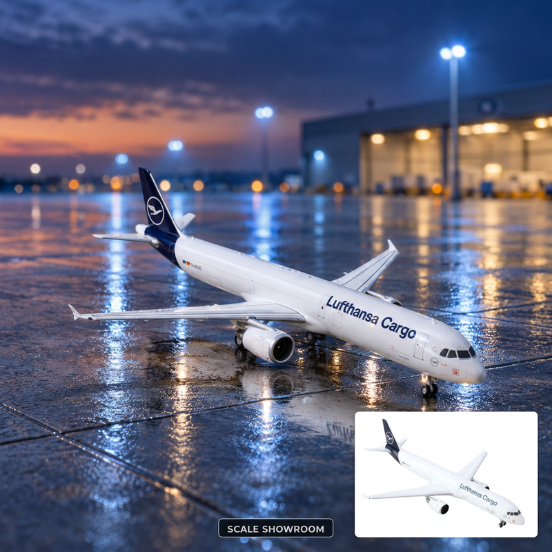 GeminiJets 1:400 Airbus A321P2F - Lufthansa Cargo