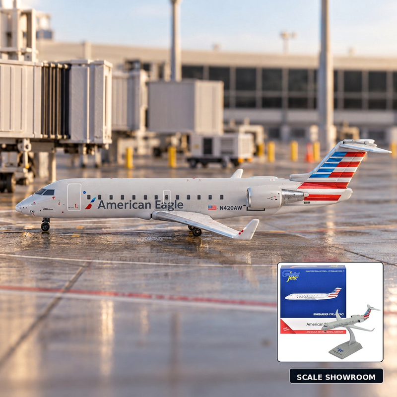 GeminiJets 1:400 Bombardier CRJ200 - American Eagle Air Wisconsin
