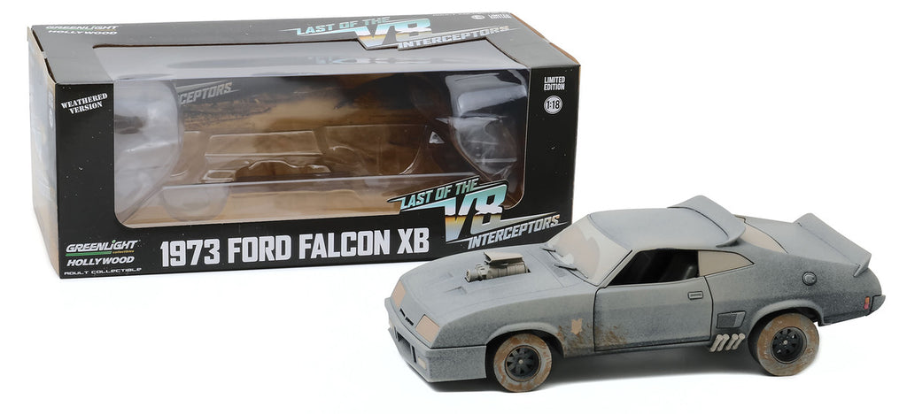 1973 Ford Falcon XB RHD (Right Hand Drive) (Weathered Version) "Last of the V8 Interceptors" (1979) Movie 1/18 Diecast Model Car by Greenlight-3