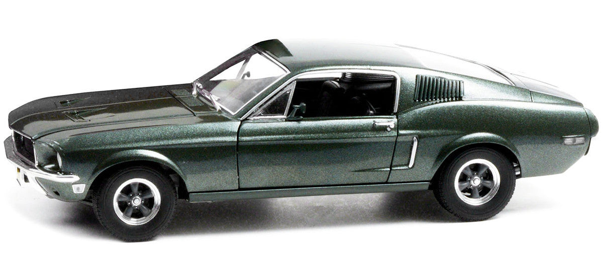 1968 Ford Mustang GT Fastback Highland Green Metallic 1/18 Diecast Model Car by Greenlight-1