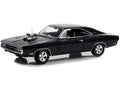 1970 Dodge Charger with Blown Engine Black "Artisan Collection" Series 1/18 Diecast Model Car by Greenlight-0