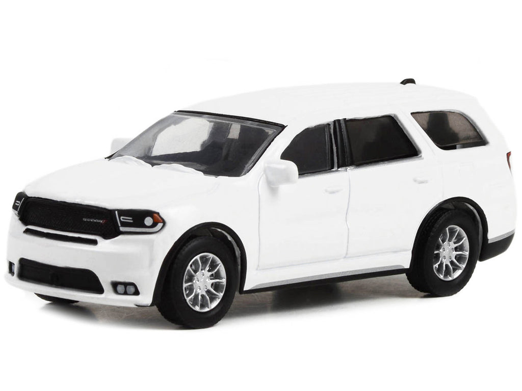 2022 Dodge Durango Pursuit Police Car White "Hot Pursuit" "Hobby Exclusive" Series 1/64 Diecast Model Car by Greenlight-1