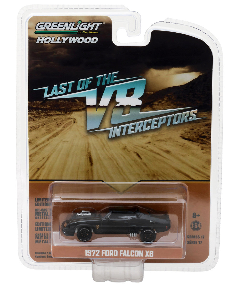 1973 Ford Falcon XB Black "Last of the V8 Interceptors" (1979) Movie "Hollywood Series" Release 17 1/64 Diecast Model Car by Greenlight-2