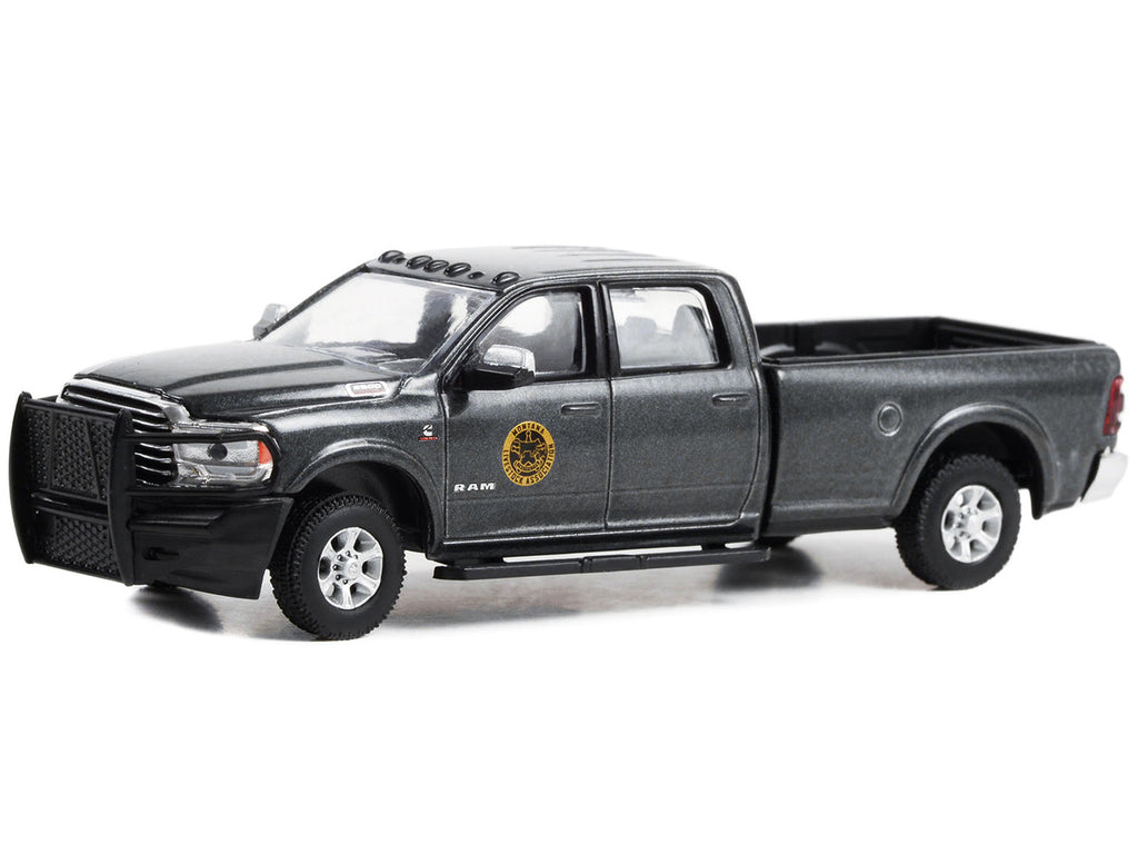 2020 Ram 2500 Pickup Truck Dark Gray Metallic "Montana Livestock Association" "Yellowstone" (2018-Current) TV Series "Hollywood Series" Release 39 1/64 Diecast Model Car by Greenlight-1