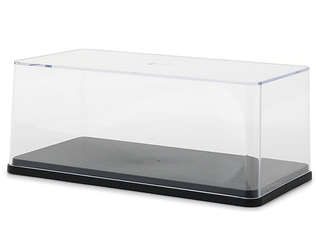 Collectible Display Show Case with Black Plastic Base for 1/24 Scale Models by Greenlight-1
