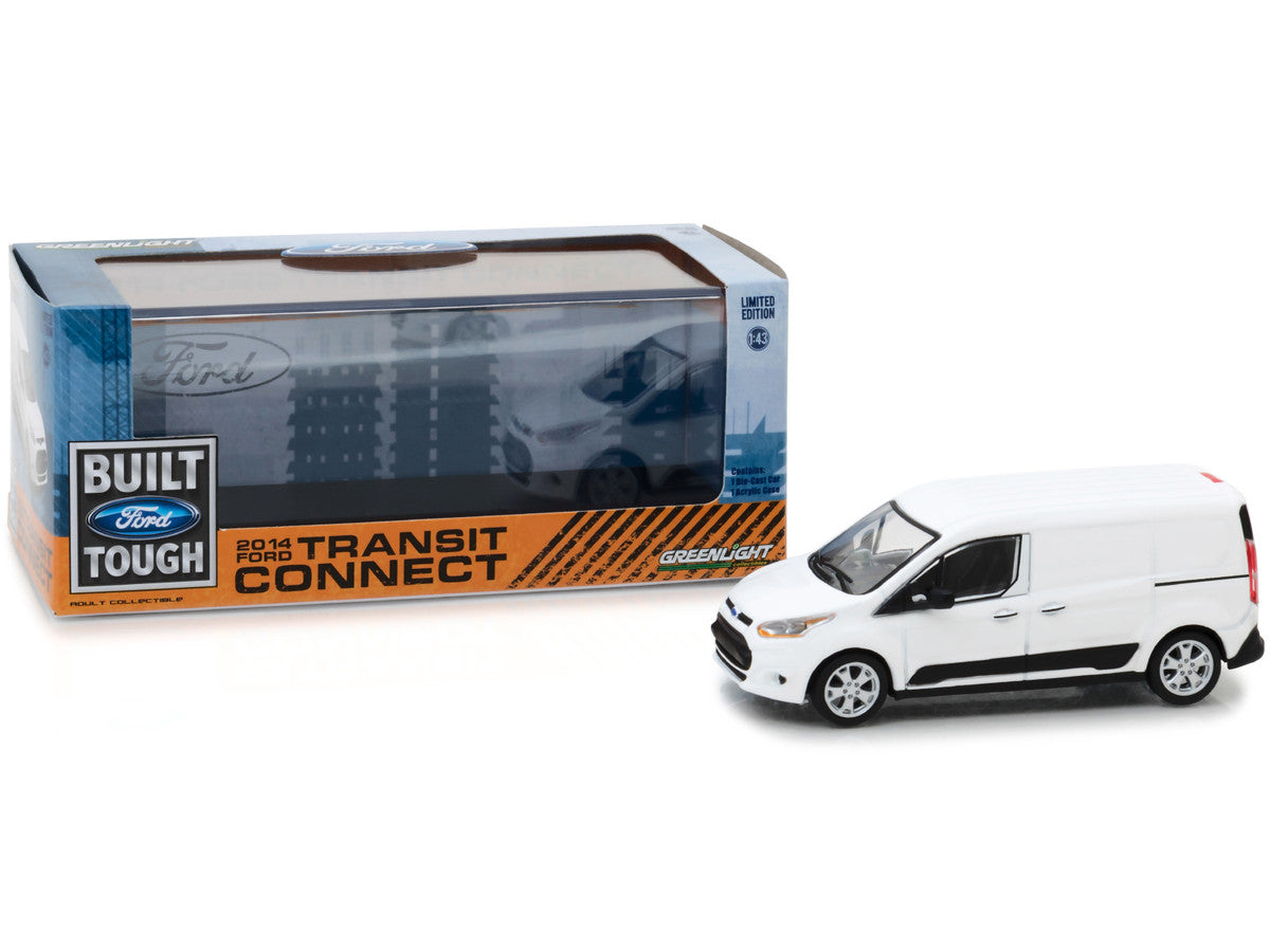 2014 Ford Transit Connect (V408) Van White 1/43 Diecast Model by Greenlight-3