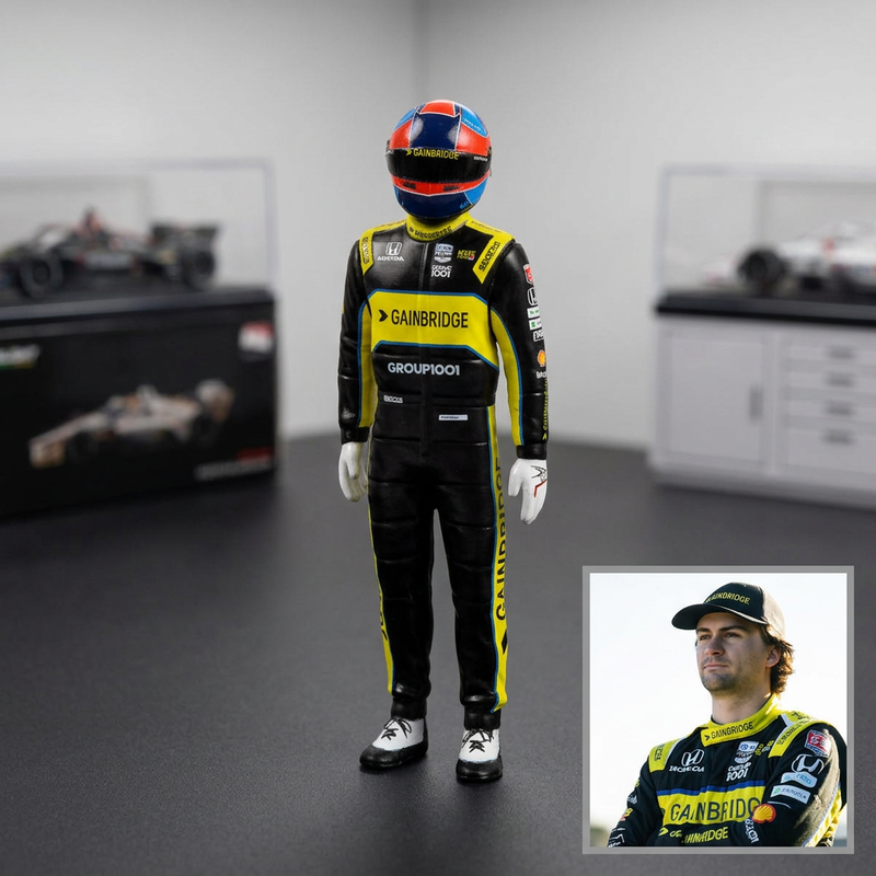 GreenLight 1:18 Colton Herta #26 Driver Figure, Gainbridge Andretti — product image 1