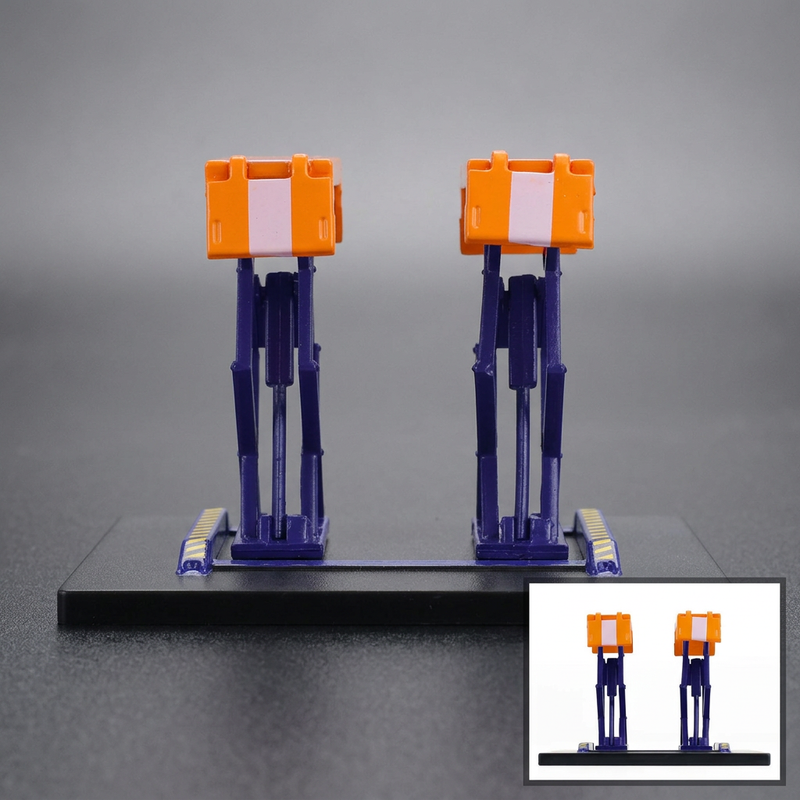 GreenLight 1:64 Automotive Double Scissor Lift "Union 76" Orange and Blue — product image 2