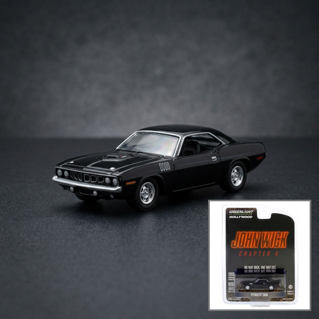 GreenLight 1:64 Plymouth Barracuda Black John Wick: Chapter 4 — product image 2
