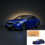 GT Spirit 1:18 2024 BMW M5 (G90) Marina Bay Blue Metallic with Black Top