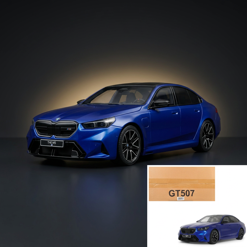 GT Spirit 1:18 2024 BMW M5 (G90) Marina Bay Blue Metallic with Black Top