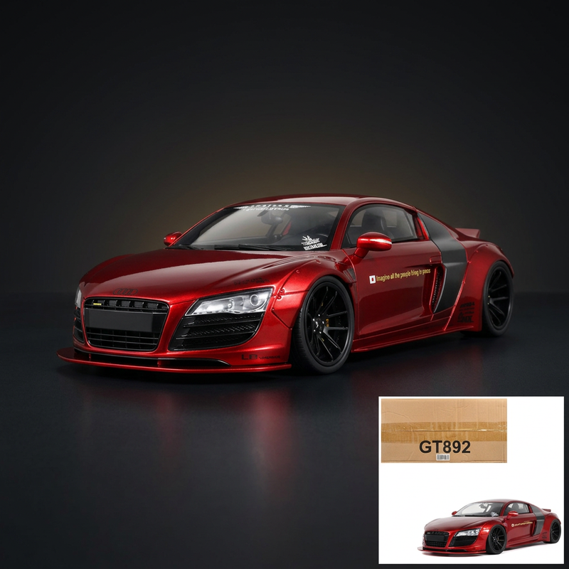 GT Spirit 1:18 2022 Audi R8 LB Works Red Metallic