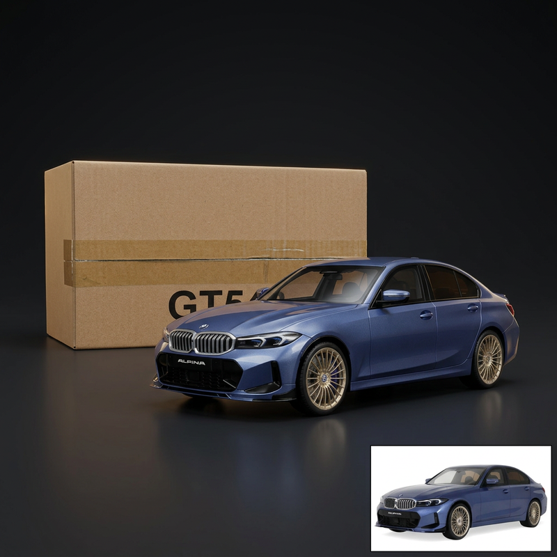 GT Spirit 1:18 2024 BMW Alpina B3 GT Saloon Blue Metallic