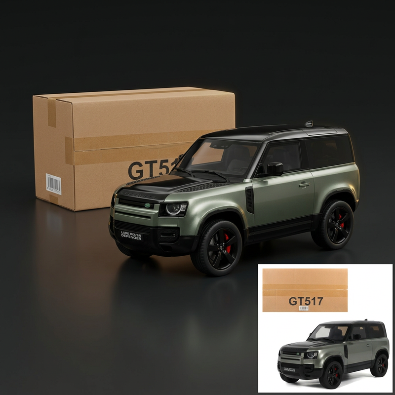 GT Spirit 1:18 2021 Land Rover Defender 90 P400 X-Dynamic HSE Pangea Green Metallic