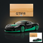 GT Spirit 1:18 2023 Rimac Nevera Black with Green Stripes