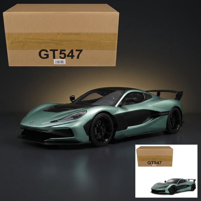 GT Spirit 1:18 2024 Rimac Nevera R Green Metallic with Black Top