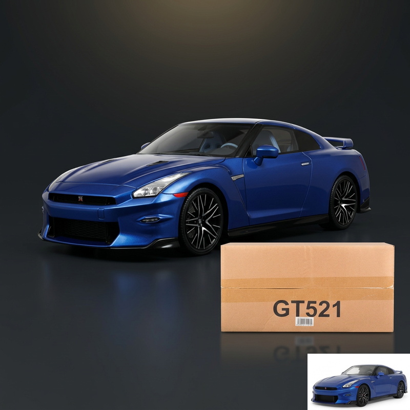GT Spirit 1:18 2024 Nissan GT-R Skyline Edition Bayside Blue Metallic