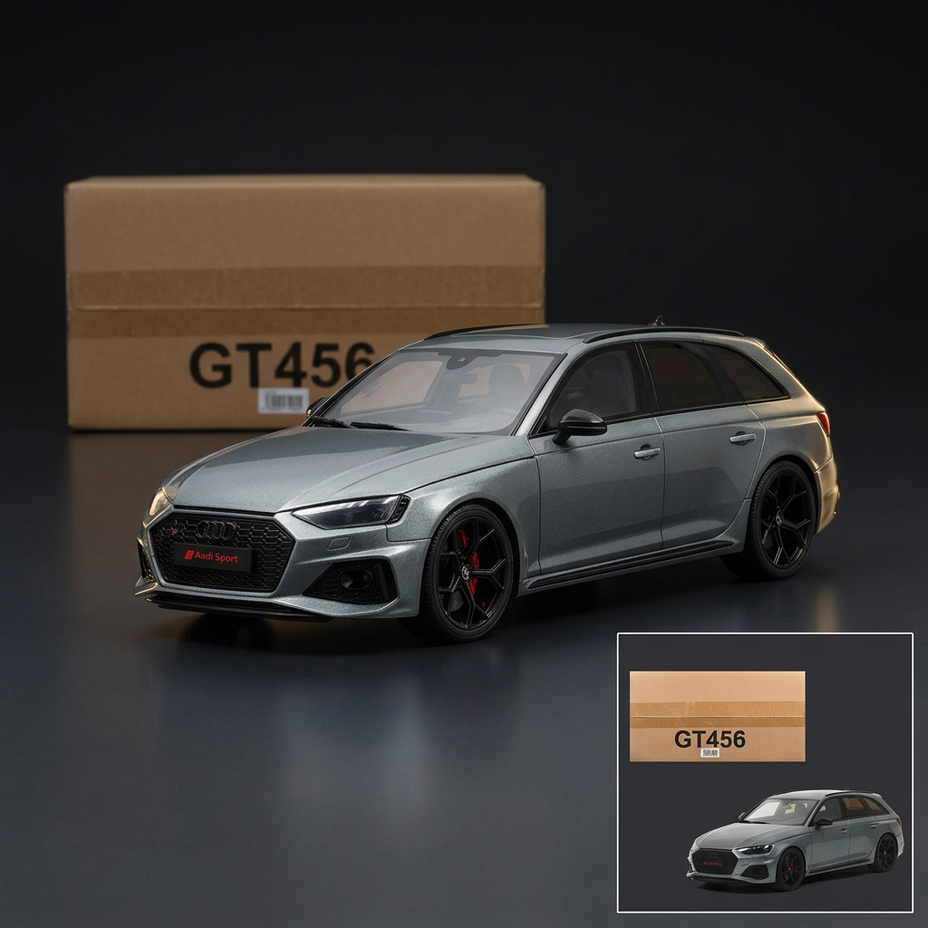 GT Spirit 1:18 Audi RS 4 Competition Gray Metallic