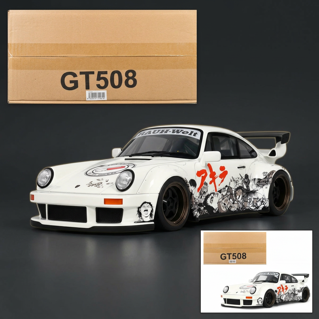 GT Spirit 1:18 2024 RWB Akira White with Graphics Akira (1988) Movie
