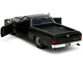 1967 Chevrolet El Camino Matt Black "Fast & Furious" Series 1/32 Diecast Model Car by Jada-0