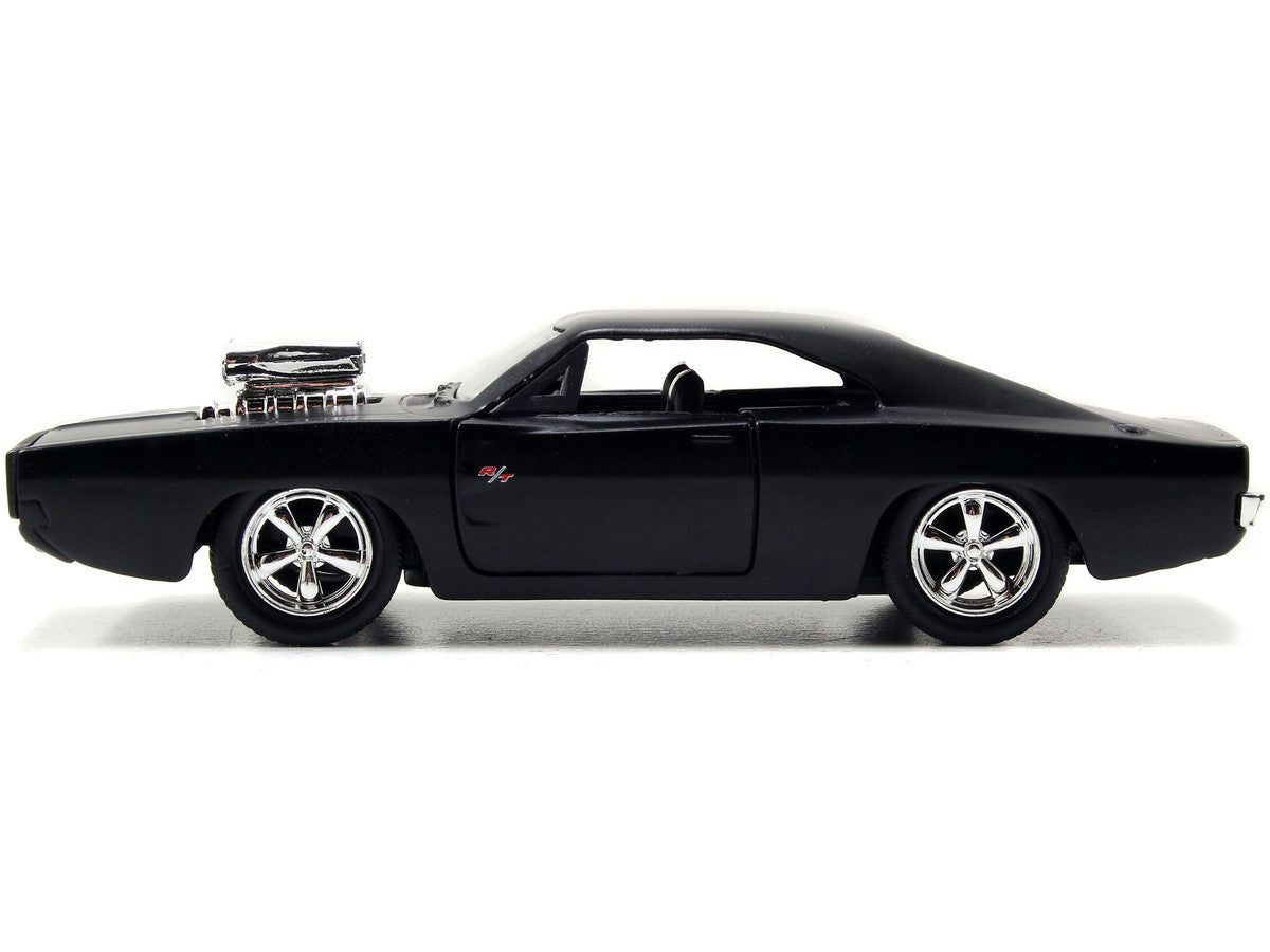 Dom's Dodge Charger R/T Matt Black "Fast & Furious" Movie 1/32 Diecast Model Car by Jada-1