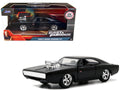 Dom's Dodge Charger R/T Matt Black "Fast & Furious" Movie 1/32 Diecast Model Car by Jada-0