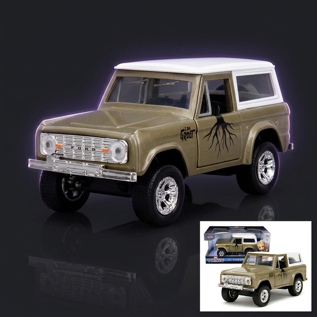 Jada 1:32 1973 Ford Bronco Groot Gold Metallic Guardians of the Galaxy