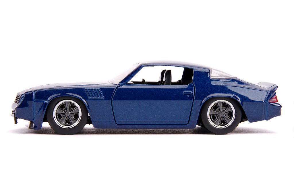 Billy's Chevrolet Camaro Z28 Metallic Dark Blue "Stranger Things" (2016) TV Series "Hollywood Rides" 1/32 Diecast Model Car by Jada-1