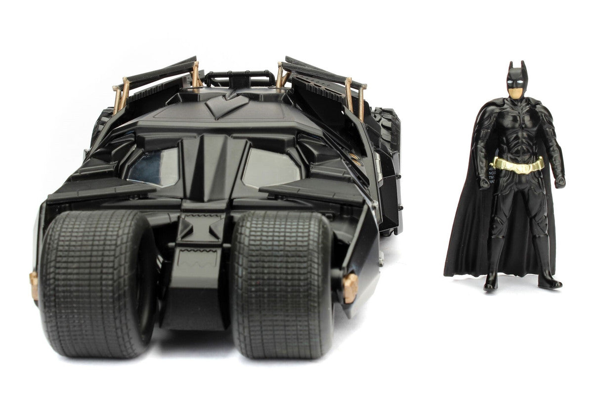 2008 "The Dark Knight" Tumbler Batmobile with Batman Diecast Figurine 1/24 Diecast Model Car by Jada-2
