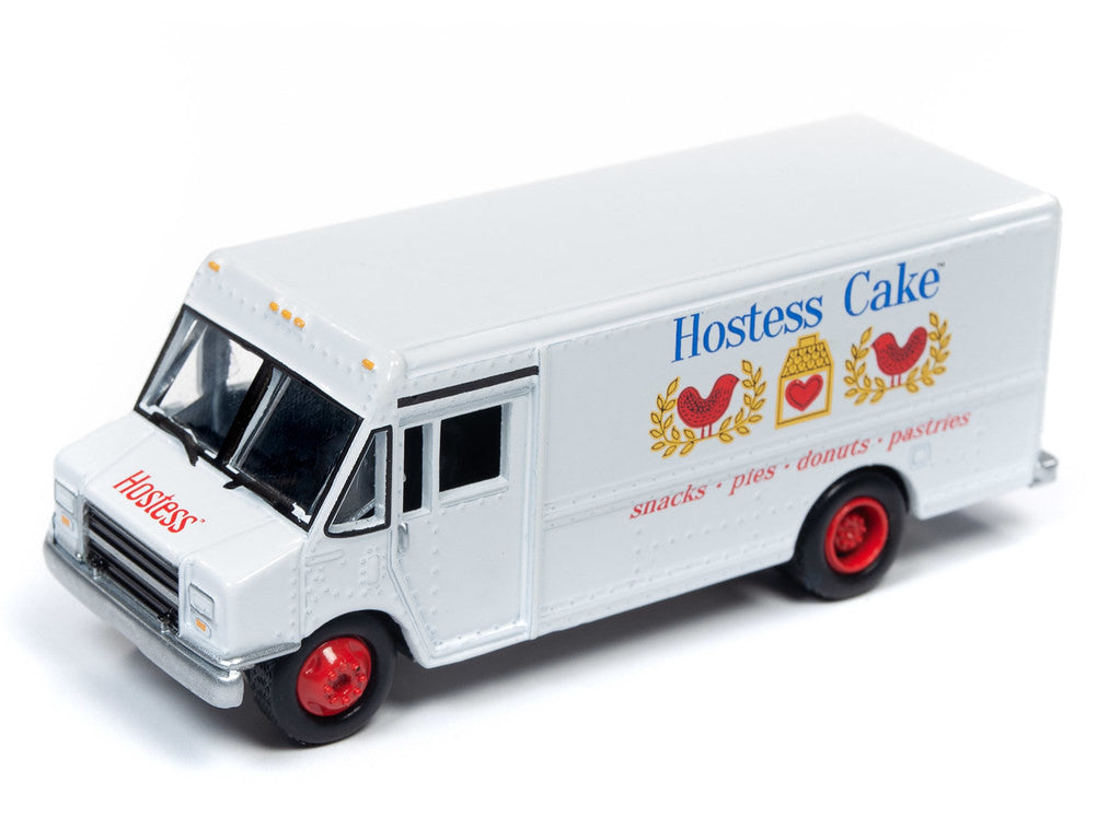 GMC Step Van White with "Hostess" Country Billboard "Johnny Lightning 50th Anniversary" 1/64 Diecast Model by Johnny Lightning-1