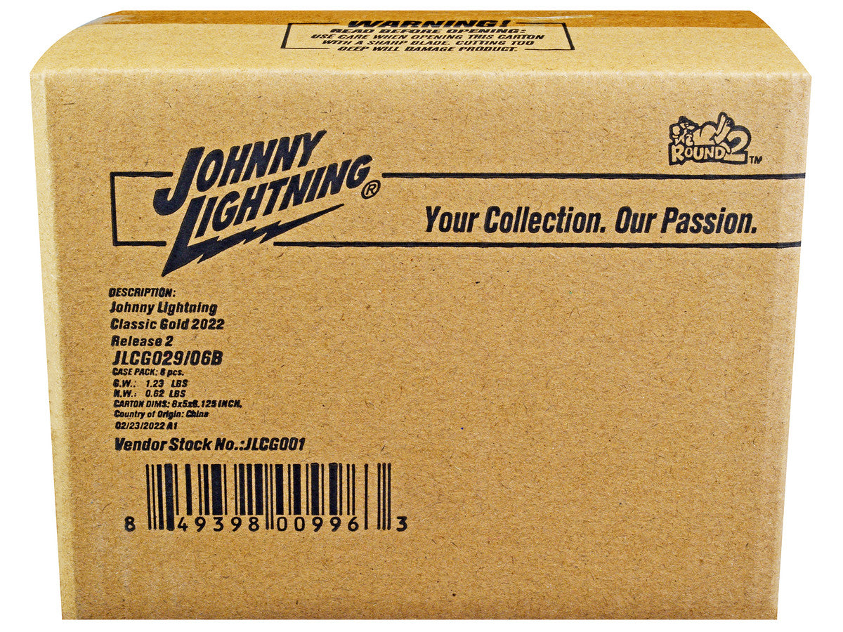 "Classic Gold Collection" 2022 Set B of 6 Cars Release 2 1/64 Diecast Model Cars by Johnny Lightning-2