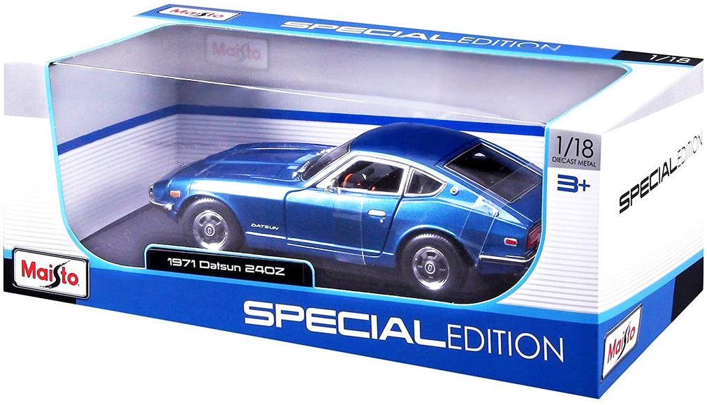Maisto 1:18 1971 Datsun 240Z Blue Metallic — product image 3