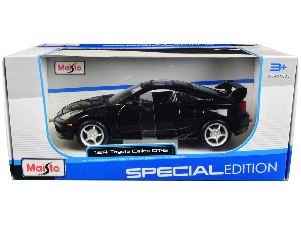 Toyota Celica GT-S Black "Special Edition" Series 1/24 Diecast Model Car by Maisto-2