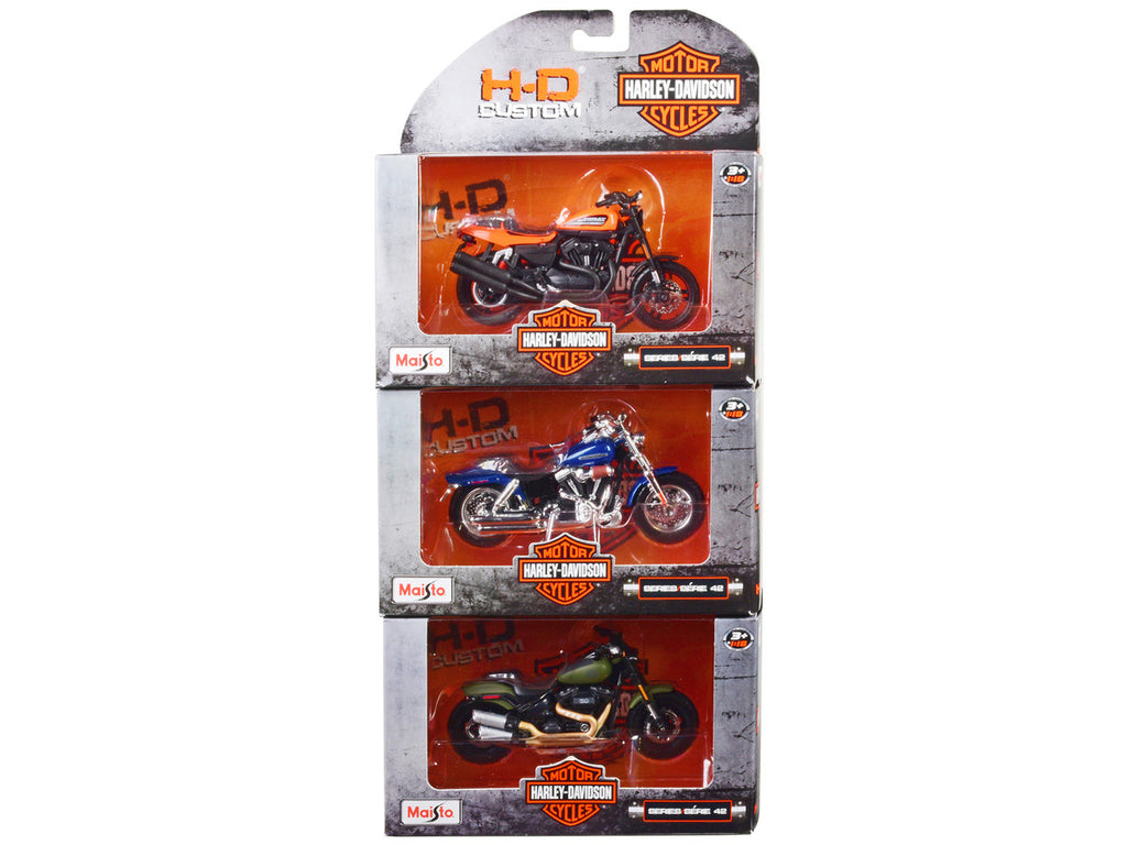 Harley-Davidson Motorcycles 6 piece Set Series 42 1/18 Diecast Motorcycle Models by Maisto-1