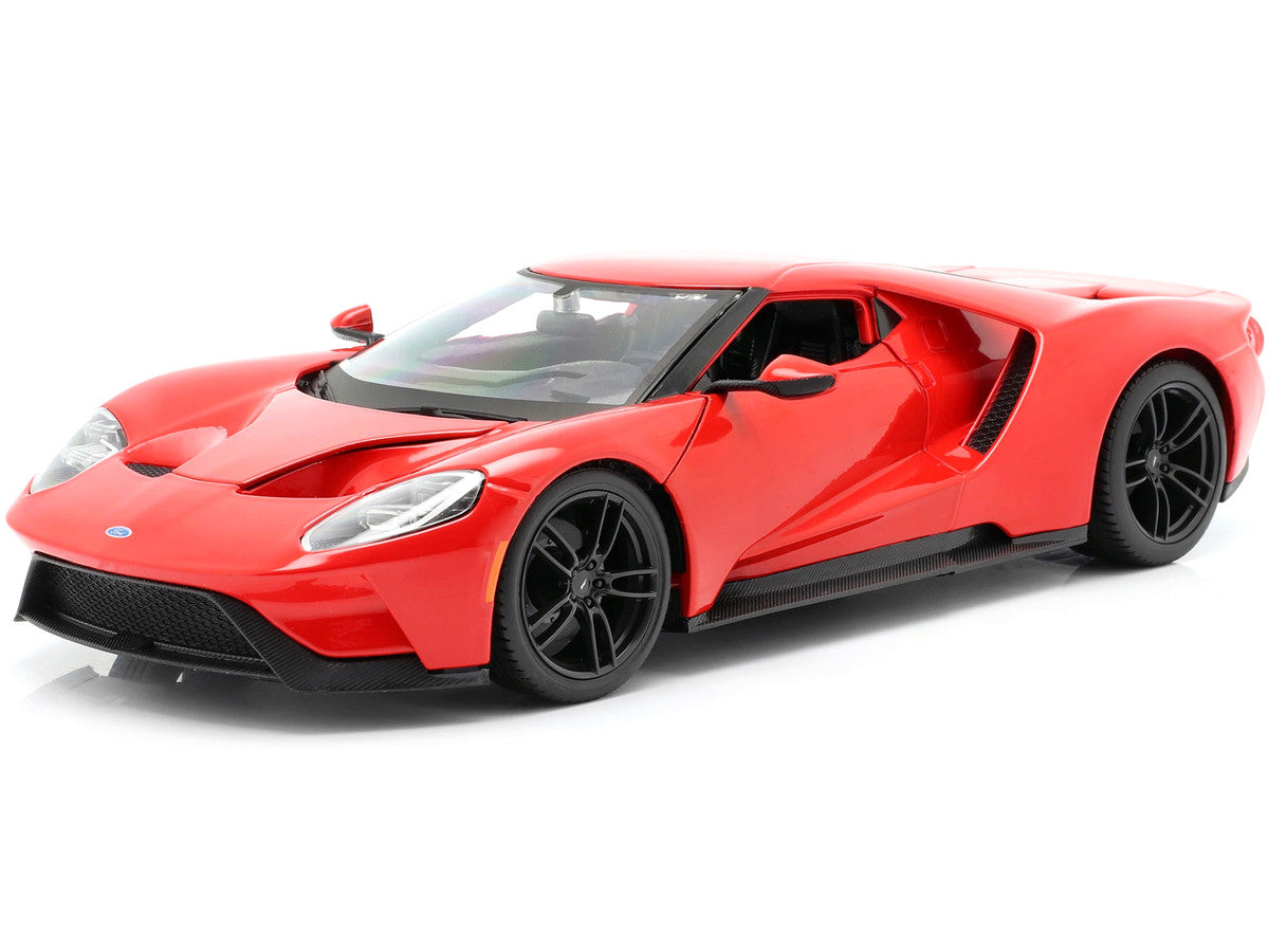 2017 Ford GT Red with Black Wheels "Special Edition" 1/18 Diecast Model Car by Maisto-3