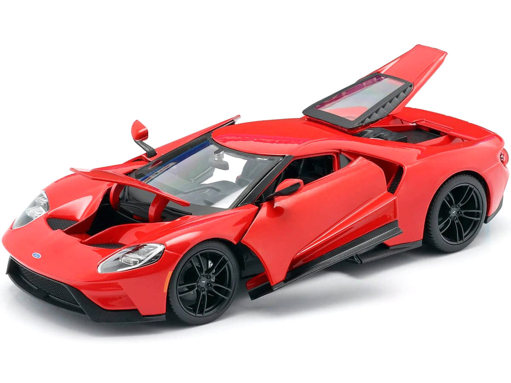 2017 Ford GT Red with Black Wheels "Special Edition" 1/18 Diecast Model Car by Maisto-1