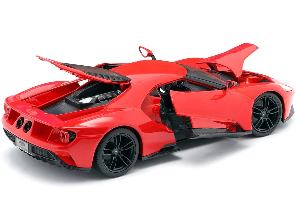 2017 Ford GT Red with Black Wheels "Special Edition" 1/18 Diecast Model Car by Maisto-0